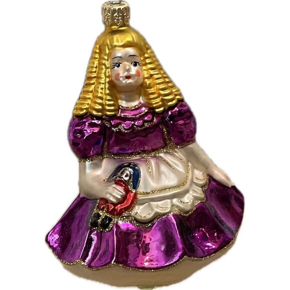 KSA Kurt Adler Clara Polonaise Mouth Blown Glass Christmas Ornament Nutcracker